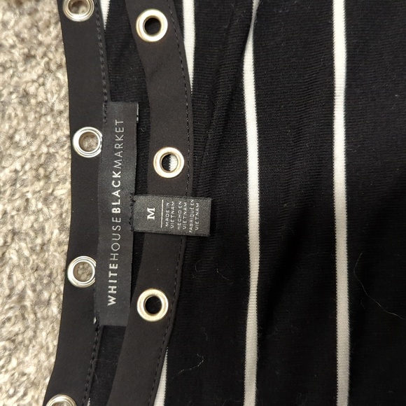 White House Black Market Striped Top - Picture 2 of 5